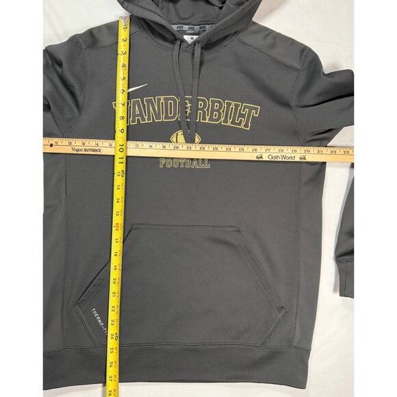 Nike Vanderbilt Commodores Football Hoodie Medium Gray Pullover Graphic Mens - Picture 10 of 13